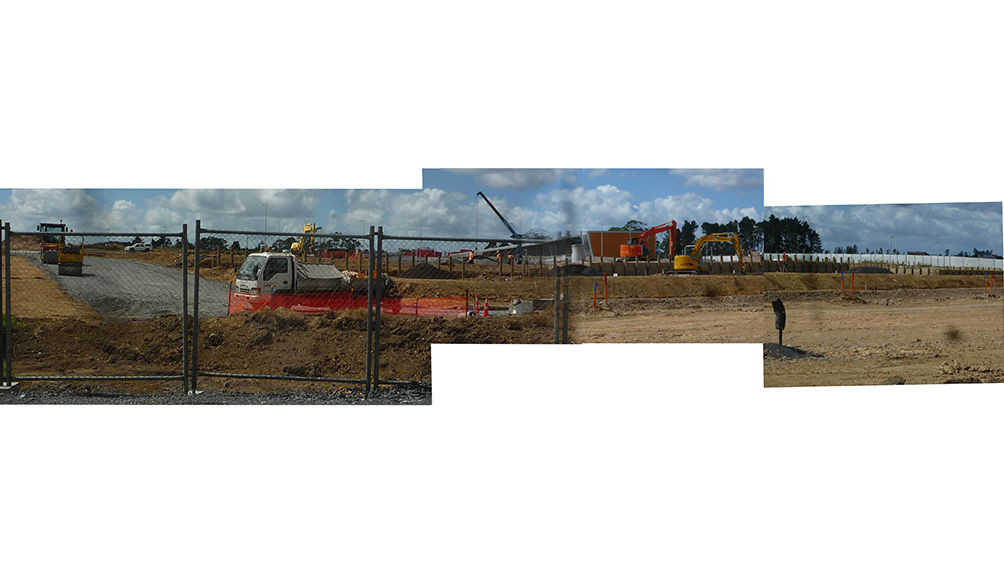 panorama construction site hobsonville aw