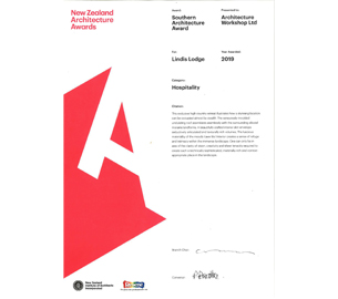 NZIA Southern certificate