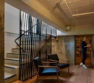 Basement Basement Staff Area with Heritage Detailing
